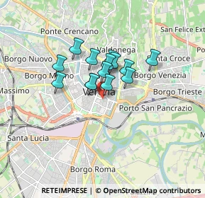 Mappa Vicolo Terese, 37122 Verona VR, Italia (1.09714)