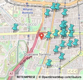 Mappa Via Privata Renzo e Lucia, 20142 Milano MI, Italia (0.5705)