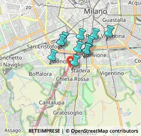 Mappa Via Privata Renzo e Lucia, 20142 Milano MI, Italia (1.2)