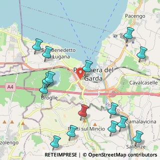 Mappa Via Palladio, 37019 Peschiera del Garda VR, Italia (2.768)