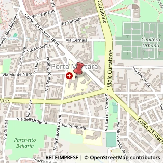 Mappa Viale Piazza D'Armi, 28100 Novara NO, Italia, 28100 Novara, Novara (Piemonte)