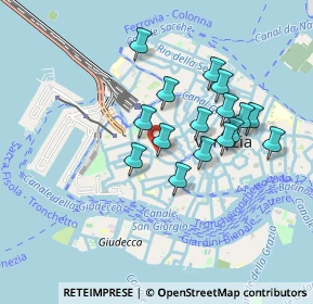 Mappa Campiello Mosca, 30123 Venezia VE, Italia (0.7575)