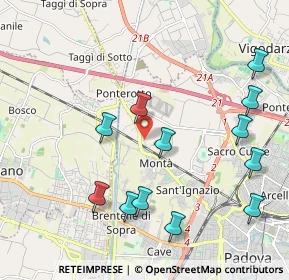 Mappa Via Padre E. Ramin, 35136 Padova PD, Italia (2.26083)