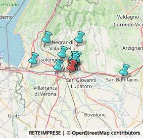 Mappa Pradaval, 37122 Verona VR, Italia (7.06667)