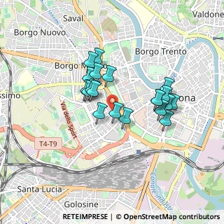 Mappa Via Bonino da Campione, 37138 Verona VR, Italia (0.714)