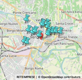 Mappa Vicolo Pallone, 37121 Verona VR, Italia (1.17813)