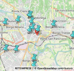 Mappa Vicolo Pallone, 37121 Verona VR, Italia (2.36333)