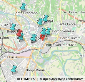 Mappa Vicolo Pallone, 37121 Verona VR, Italia (1.85182)