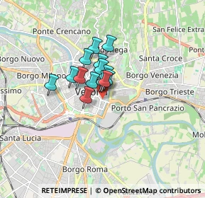 Mappa Vicolo Pallone, 37121 Verona VR, Italia (0.92643)