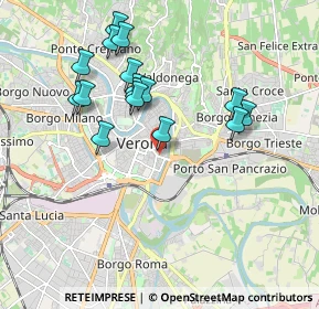 Mappa Via Pallone, 37122 Verona VR, Italia (1.81)