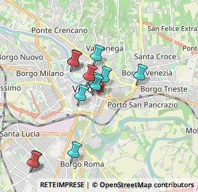 Mappa Vicolo Pallone, 37121 Verona VR, Italia (1.57)