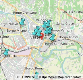 Mappa Vicolo Pallone, 37121 Verona VR, Italia (1.46091)