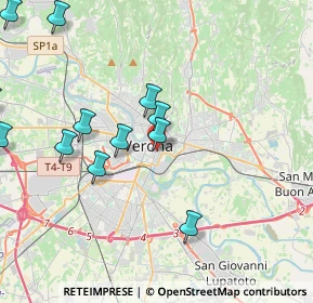 Mappa Via Pallone, 37100 Verona VR, Italia (5.30357)