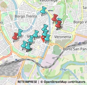 Mappa Vicolo Pallone, 37121 Verona VR, Italia (0.74824)