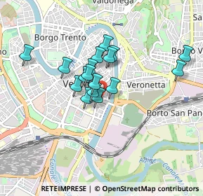 Mappa Vicolo Pallone, 37121 Verona VR, Italia (0.65059)