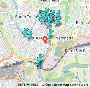Mappa Vicolo Pallone, 37121 Verona VR, Italia (0.9065)
