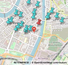 Mappa Via Pallone, 37122 Verona VR, Italia (0.532)