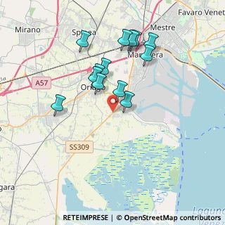 Mappa Via Arnaldo Fusinato, 30034 Mira VE, Italia (3.39077)
