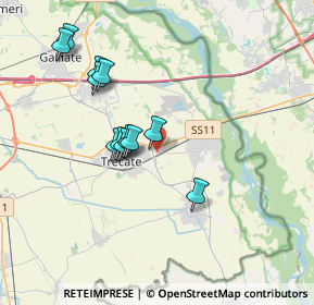 Mappa Via Mezzano, 28060 Trecate NO, Italia (3.28333)