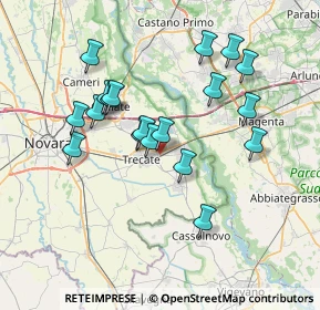 Mappa Via Mezzano, 28060 Trecate NO, Italia (6.71211)