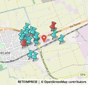 Mappa Via Mezzano, 28060 Trecate NO, Italia (0.7615)