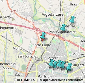Mappa Via Sacro Cuore, 35135 Padova PD, Italia (2.66091)