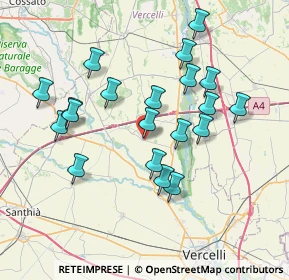 Mappa Via Generale Solaroli, 13030 Villarboit VC, Italia (7.109)