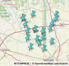 Mappa Via Generale Solaroli, 13030 Villarboit VC, Italia (6.62778)