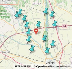 Mappa Via Generale Solaroli, 13030 Villarboit VC, Italia (7.46)