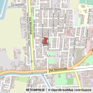 Mappa Via G. Mion, 25, 30034 Mira, Venezia (Veneto)