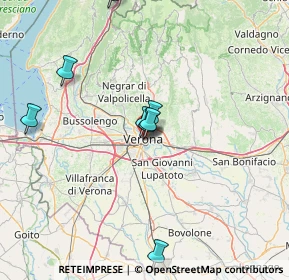 Mappa Via Tezone, 37122 Verona VR, Italia (22.23364)