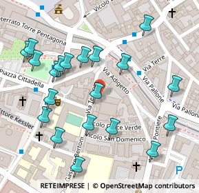 Mappa Via Tezone, 37122 Verona VR, Italia (0.138)