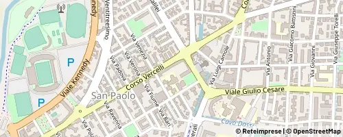 Mappa Novara