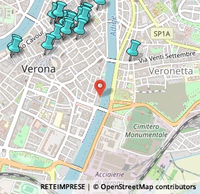 Mappa Via Macello, 37121 Verona VR, Italia (0.7395)