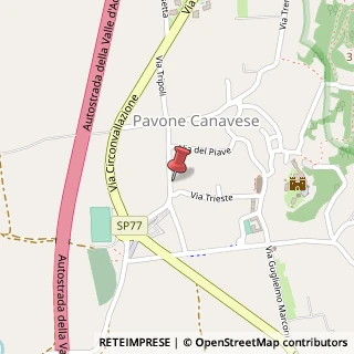 Mappa Via tripoli 37, 10018 Pavone Canavese, Torino (Piemonte)