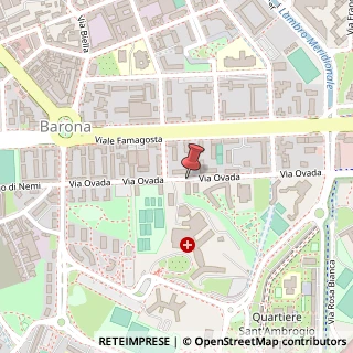 Mappa Via Ovada,  19, 20142 Milano, Milano (Lombardia)