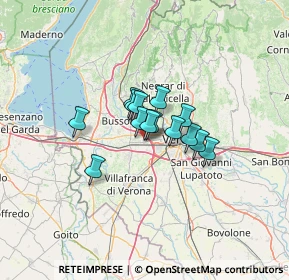 Mappa Via Cristoforo Colombo, 37060 Lugagnano VR, Italia (7.25286)