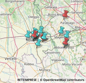 Mappa Via Monviso, 28069 Trecate NO, Italia (9.38313)