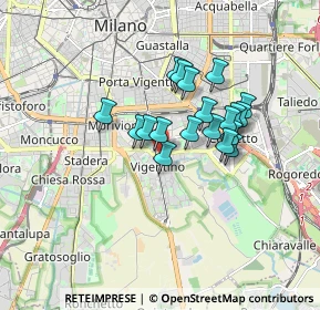 Mappa Via Bernardo Quaranta, 20141 Milano MI, Italia (1.28579)
