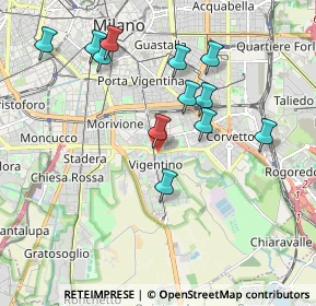 Mappa Via Bernardo Quaranta, 20141 Milano MI, Italia (1.90333)