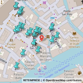Mappa Rio Terà dei Nomboli, 30125 Venezia VE, Italia (0.04583)