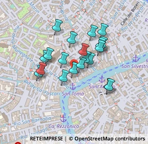 Mappa Rio Terà dei Nomboli, 30125 Venezia VE, Italia (0.1735)