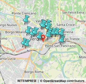 Mappa Via Macello, 37121 Verona VR, Italia (1.21235)