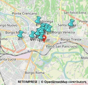 Mappa Via Macello, 37121 Verona VR, Italia (1.125)