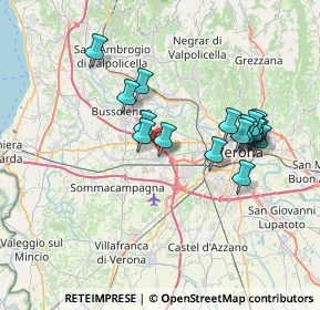 Mappa Via Brennero, 37060 Lugagnano VR, Italia (6.63412)