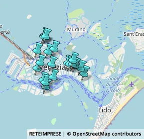 Mappa Campo de le Gate, 30122 Venezia VE, Italia (1.294)