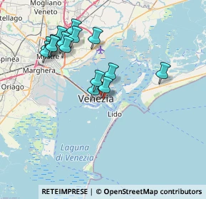 Mappa Campo de le Gate, 30122 Venezia VE, Italia (7.448)