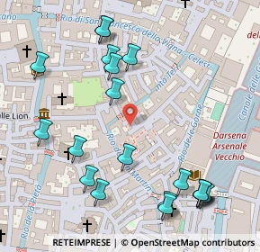 Mappa Campo de le Gate, 30122 Venezia VE, Italia (0.1555)