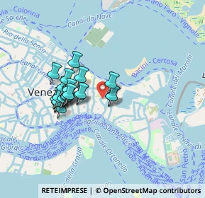 Mappa Campo de le Gate, 30122 Venezia VE, Italia (0.6855)