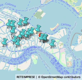 Mappa Campo de le Gate, 30122 Venezia VE, Italia (0.885)